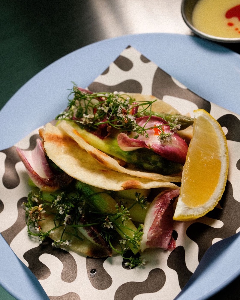Green Asparagus Tacos